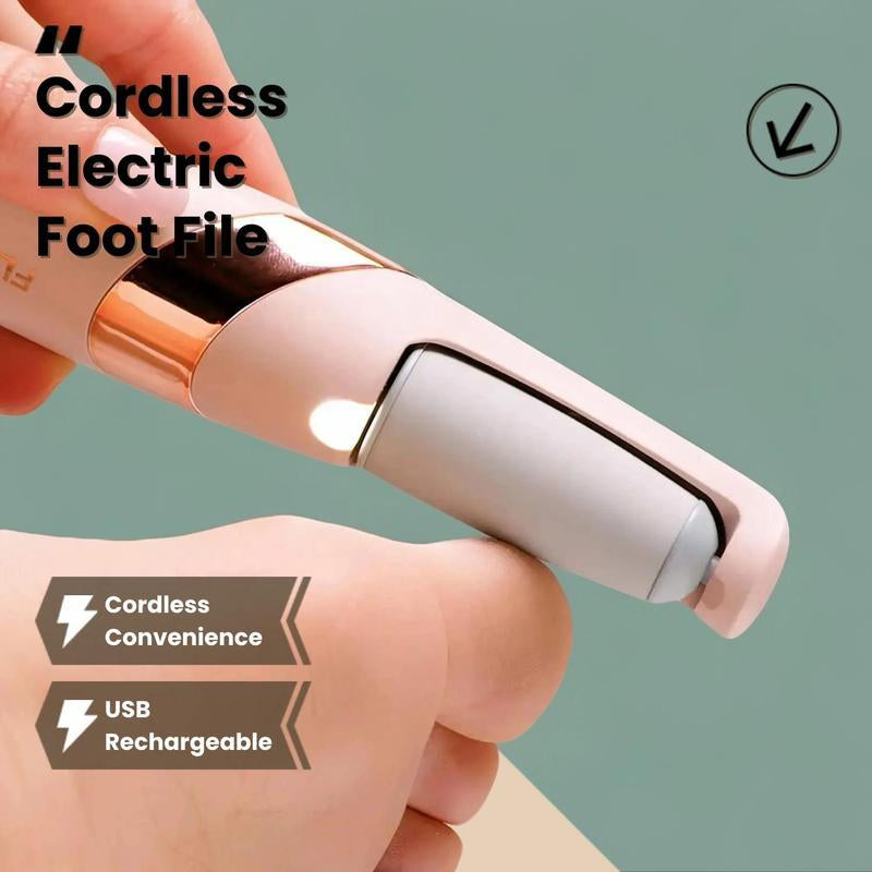 Electric Feet Callus Remover,Portable Electronic Foot File Pedicure Tools,Waterproof Foot Scrubber File,Pedi Foot Care for Dead,Hard Cracked Dry Skin Manicure Nail Nail Care Cutics Nail Art
